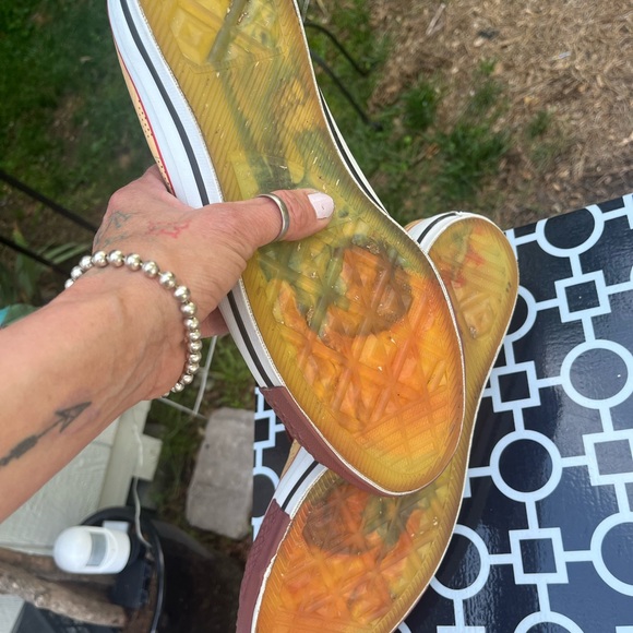 Converse Shoes | Rare Converse Red Dr Romanelli Ct Band Aid Sz 10.5 - Picture 2 of 9